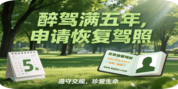 醉驾满5年恢复驾照什么流程